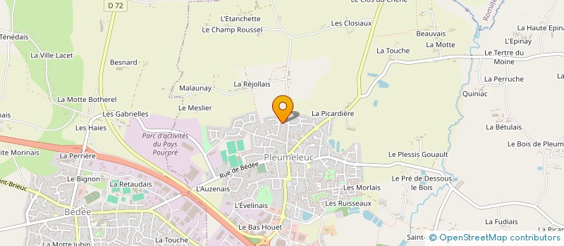 localisation de l'entreprise MADAME CATHERINE THOMAS  ROMILLE