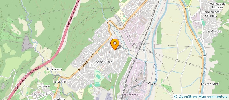 localisation de l'entreprise MADAME CATHERINE THOMAS  CHATEAU-ARNOUX-SAINT-AUBAN