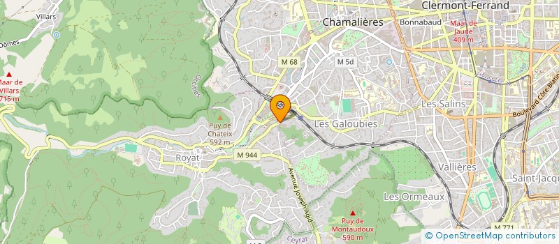 localisation de l'entreprise MADAME CATHERINE THONAT à CHAMALIERES