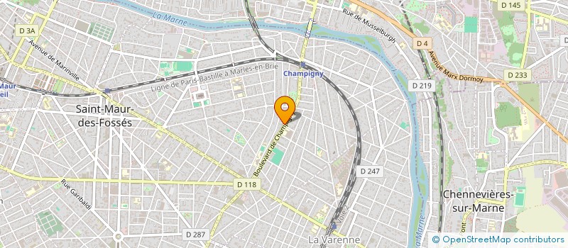 localisation de l'entreprise MADAME CATHERINE THOORENS à SAINT-MAUR-DES-FOSSES