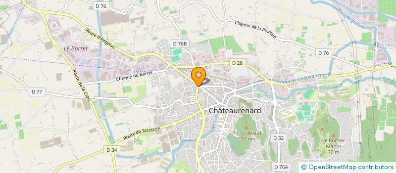 localisation de l'entreprise MADAME CATHERINE THOURET  CHATEAURENARD