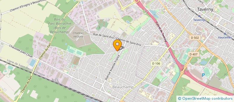 localisation de l'entreprise MADAME CATHERINE TIENNOT  BEAUCHAMP