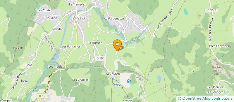 localisation de l'entreprise MADAME CATHERINE TILLON  BOGEVE