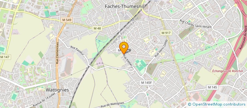 localisation de l'entreprise MADAME CATHERINE TIRLEMONT à FACHES-THUMESNIL