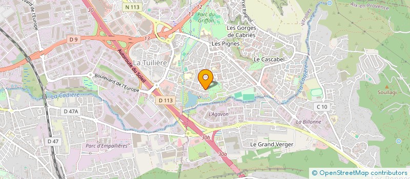 localisation de l'entreprise MADAME CATHERINE TISON  VITROLLES