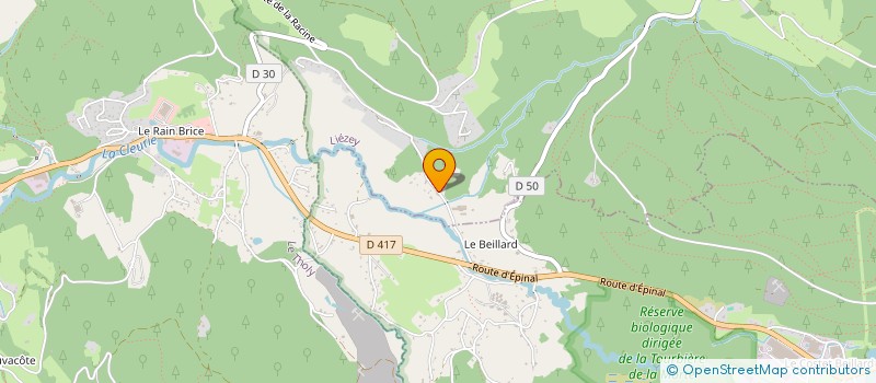 localisation de l'entreprise MADAME CATHERINE TISSERANT  LIEZEY