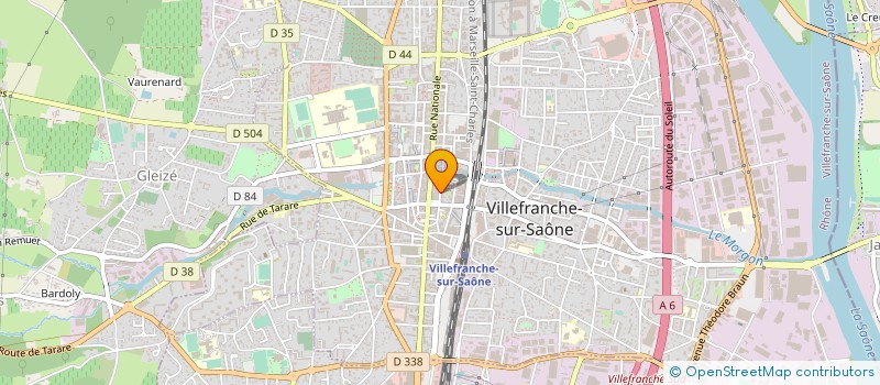localisation de l'entreprise MADAME CATHERINE TOGNINI à VILLEFRANCHE-SUR-SAONE