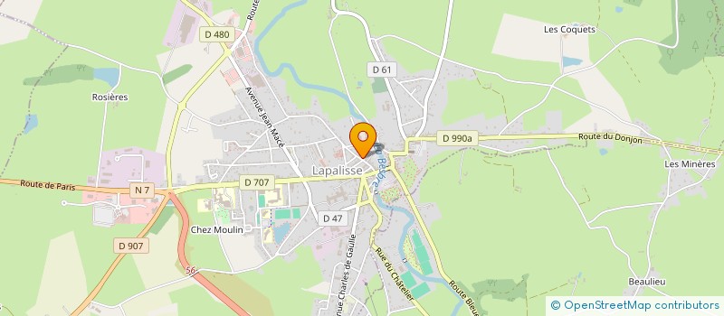 localisation de l'entreprise MADAME CATHERINE TONNERRE à LAPALISSE