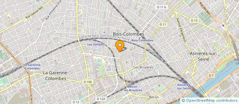 localisation de l'entreprise MADAME CATHERINE TOUPET à BOIS-COLOMBES