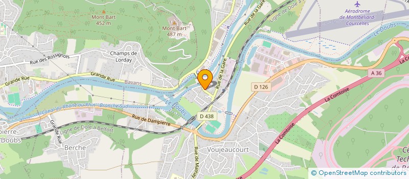 localisation de l'entreprise MADAME CATHERINE TOUROT  VOUJEAUCOURT