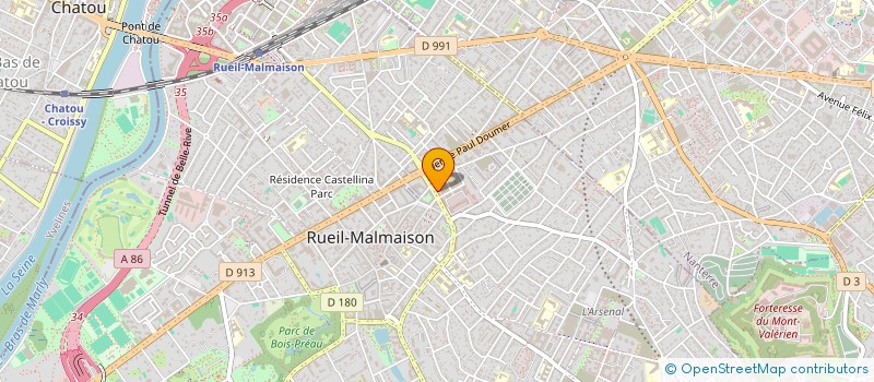 localisation de l'entreprise MADAME CATHERINE TOUSSAINT à RUEIL-MALMAISON