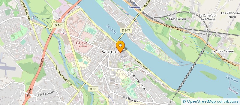 localisation de l'entreprise MADAME CATHERINE TRENTIN  SAUMUR