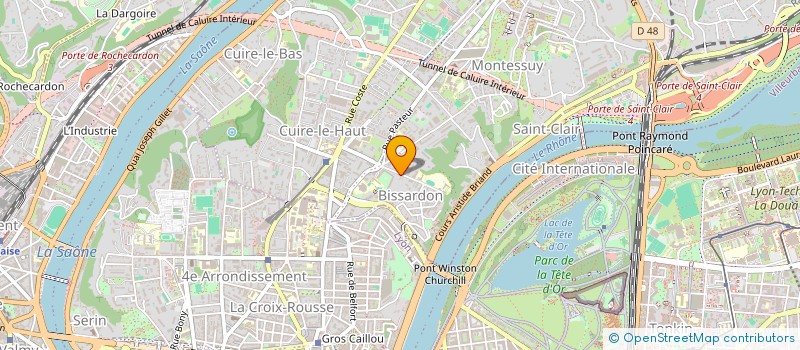 localisation de l'entreprise MADAME CATHERINE TREPPOZ à CALUIRE-ET-CUIRE