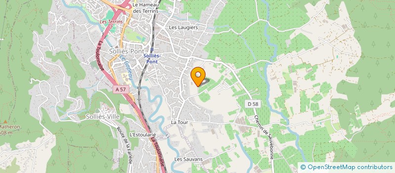 localisation de l'entreprise MADAME CATHERINE TRETON  SOLLIES-PONT