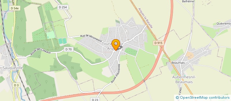 localisation de l'entreprise MADAME CATHERINE TREVET  TOURVILLE-SUR-ARQUES