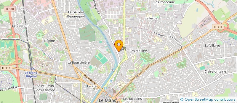 localisation de l'entreprise MADAME CATHERINE TRIFAULT  LE MANS