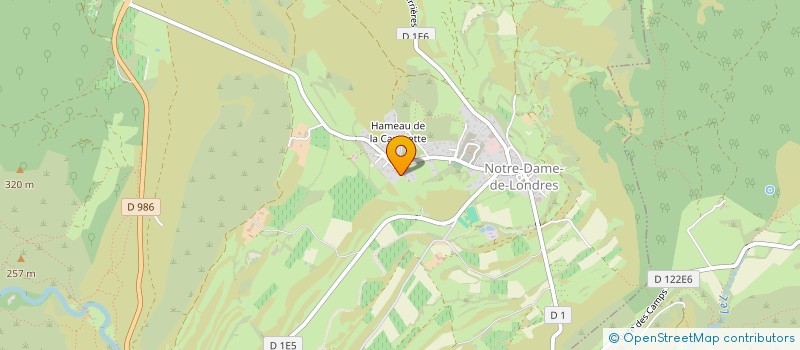 localisation de l'entreprise MADAME CATHERINE TRINQUIER  PEGAIROLLES-DE-BUEGES