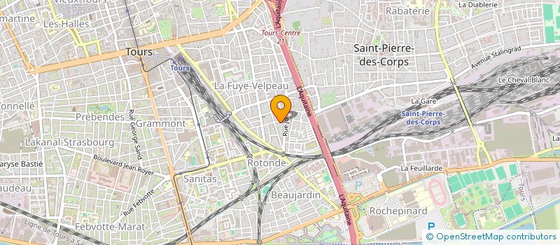 localisation de l'entreprise MADAME CATHERINE TROADEC  TOURS