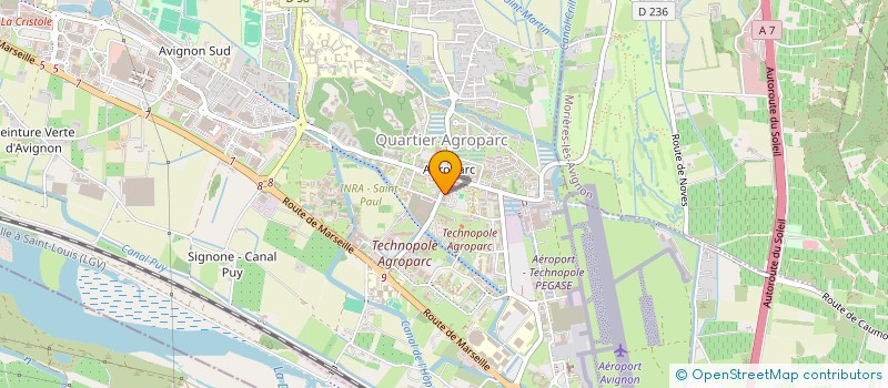 localisation de l'entreprise MADAME CATHERINE TRUFFERT  AVIGNON