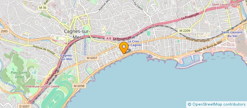 localisation de l'entreprise MADAME CATHERINE TRUILLET à CAGNES-SUR-MER