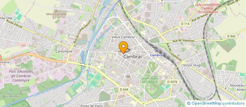 localisation de l'entreprise MADAME CATHERINE TRUMEAU à CAMBRAI