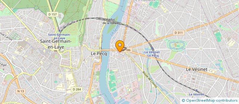 localisation de l'entreprise MADAME CATHERINE TSOEI  LE VESINET