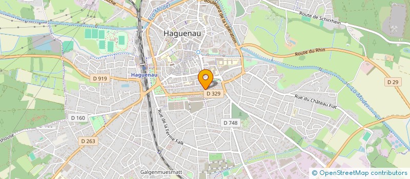 localisation de l'entreprise MADAME CATHERINE TURLIONE  HAGUENAU