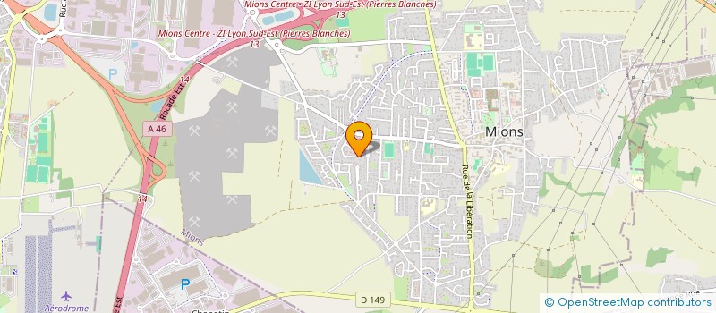 localisation de l'entreprise MADAME CATHERINE TURPIN  MIONS