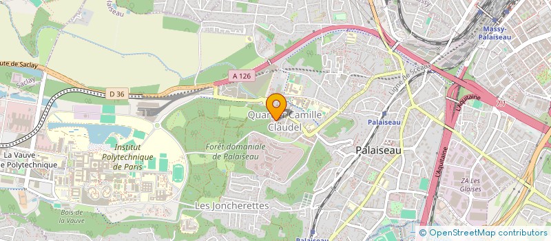 localisation de l'entreprise MADAME CATHERINE URBAING à PALAISEAU