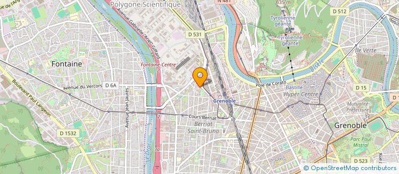 localisation de l'entreprise MADAME CATHERINE VACHERON  GRENOBLE