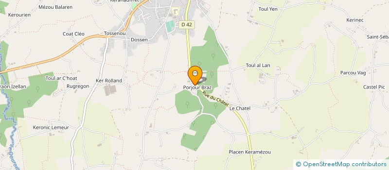 localisation de l'entreprise MADAME CATHERINE VAILLANT  PLESTIN-LES-GREVES