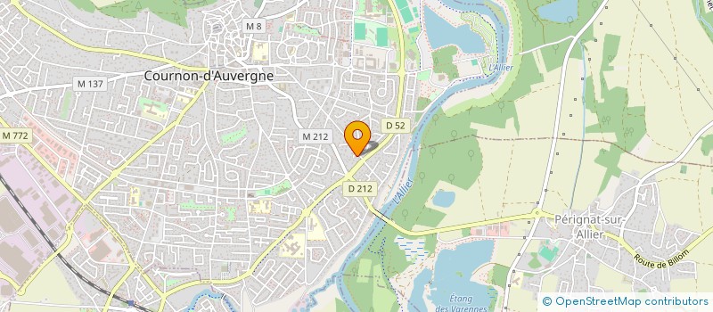 localisation de l'entreprise MADAME CATHERINE VALDREZ  COURNON-D'AUVERGNE