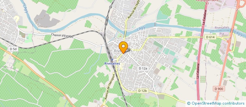 localisation de l'entreprise MADAME CATHERINE VALENCIA  RIVESALTES