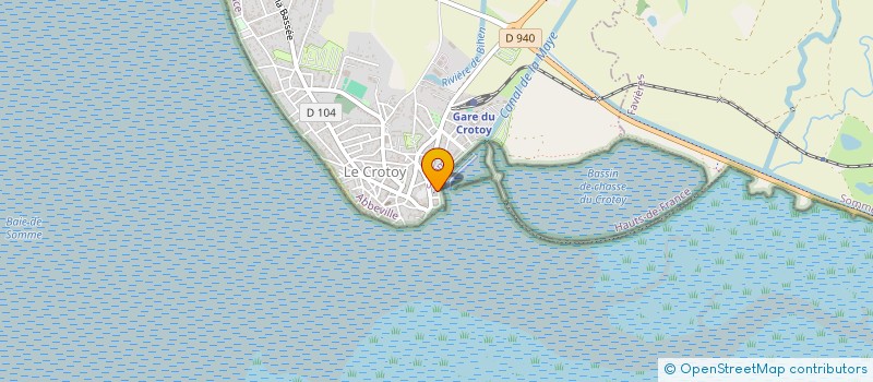 localisation de l'entreprise MADAME CATHERINE VALLE à LE CROTOY