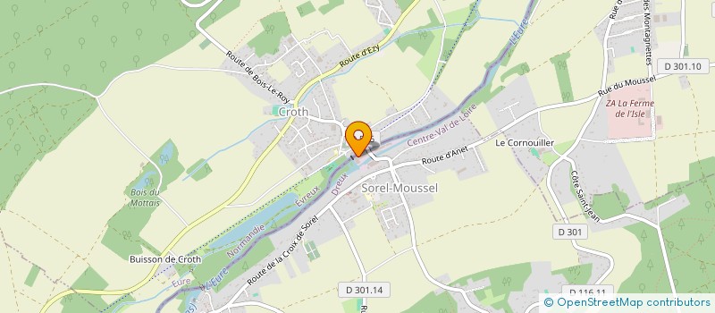 localisation de l'entreprise MADAME CATHERINE VAN DEN STEEN à SOREL-MOUSSEL