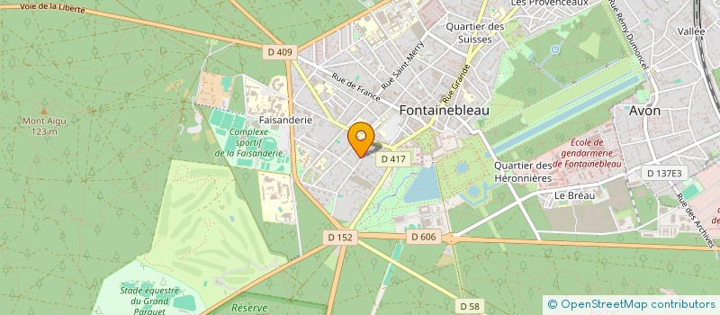 localisation de l'entreprise MADAME CATHERINE VAN-LOO  FONTAINEBLEAU