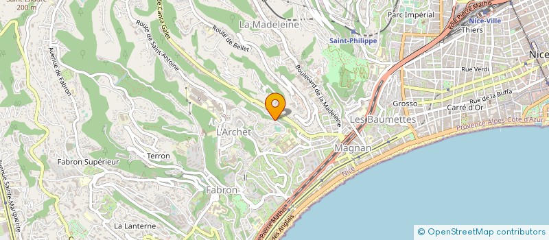 localisation de l'entreprise MADAME CATHERINE VAN LOOY à NICE