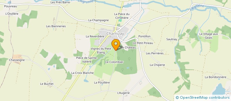 localisation de l'entreprise MADAME CATHERINE VANDAMME à CHARNIZAY
