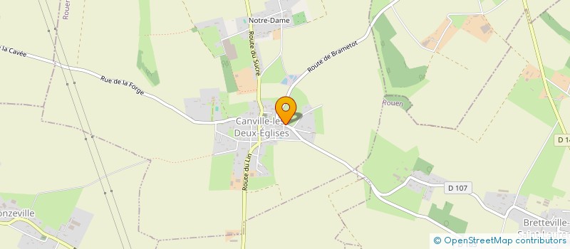 localisation de l'entreprise MADAME CATHERINE VANDERMARLIERE à CANVILLE-LES-DEUX-EGLISES