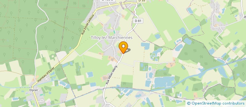 localisation de l'entreprise MADAME CATHERINE VANDEWALLE à TILLOY-LEZ-MARCHIENNES