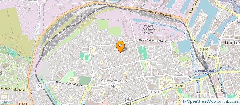 localisation de l'entreprise MADAME CATHERINE VANDYCKE à DUNKERQUE