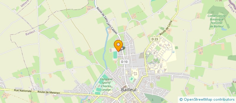 localisation de l'entreprise MADAME CATHERINE VANHOUTTE à BAILLEUL