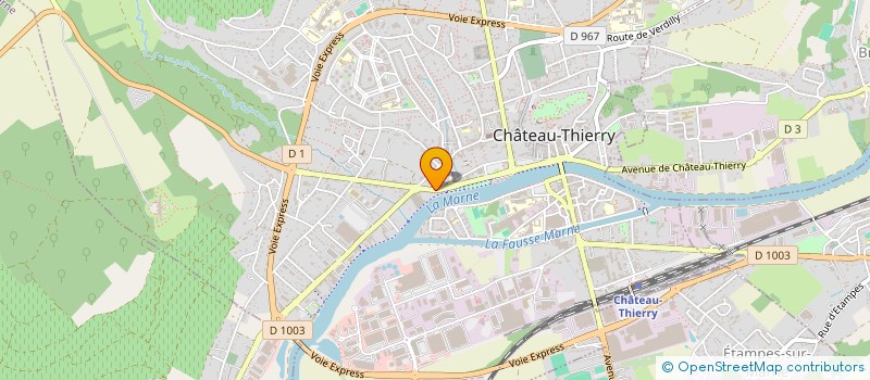 localisation de l'entreprise MADAME CATHERINE VANNEREUX à CHATEAU-THIERRY