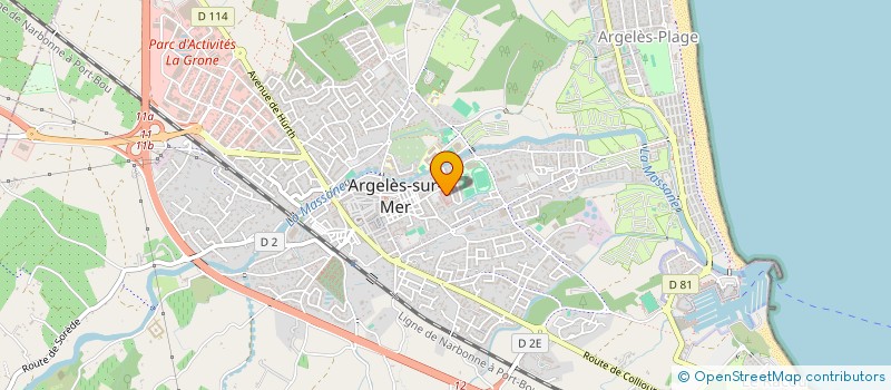 localisation de l'entreprise MADAME CATHERINE VAREILLE  ARGELES-SUR-MER