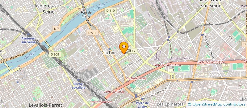 localisation de l'entreprise MADAME CATHERINE VARET à CLICHY