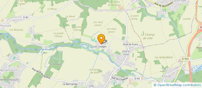 localisation de l'entreprise MADAME CATHERINE VASSEUR  VILLE