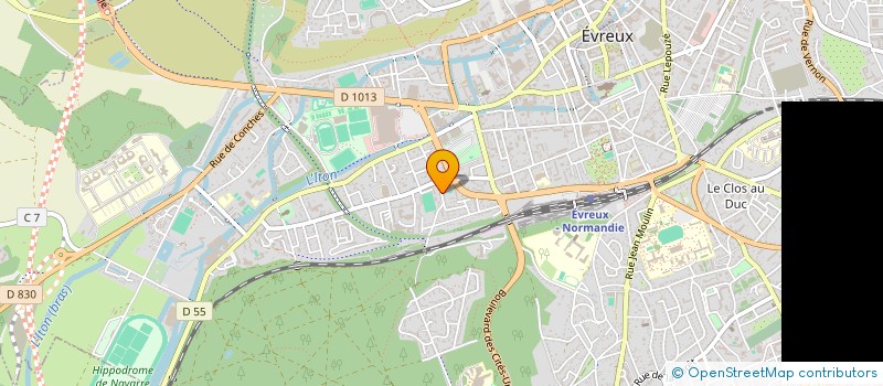 localisation de l'entreprise MADAME CATHERINE VENDEVILLE à EVREUX