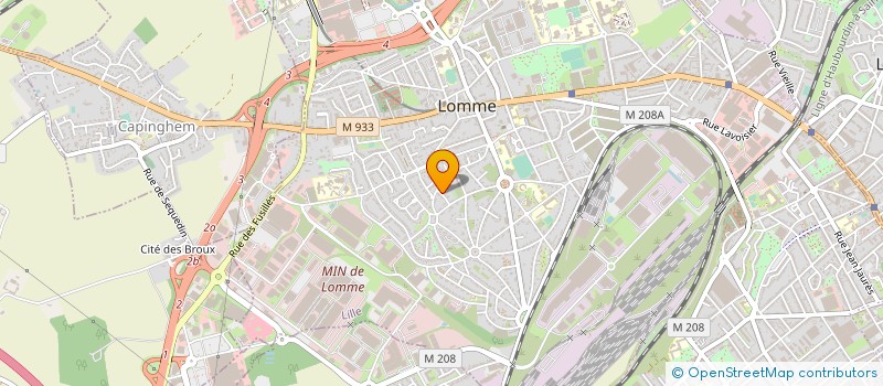 localisation de l'entreprise MADAME CATHERINE VERCOUTRE à LILLE