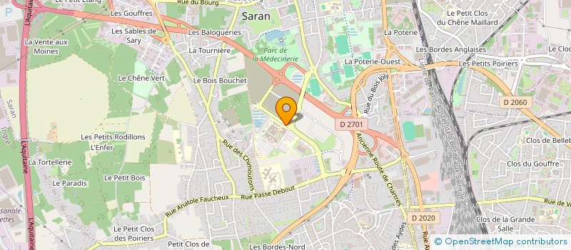 localisation de l'entreprise MADAME CATHERINE VERDIER à SARAN