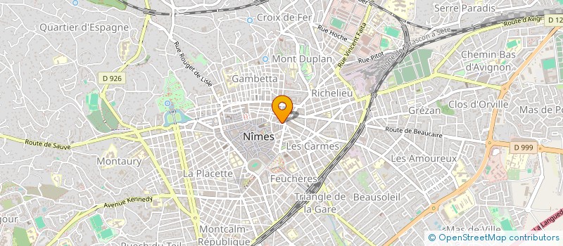localisation de l'entreprise MADAME CATHERINE VERGNE à NIMES